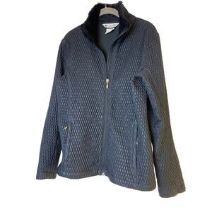 Columbia thermo, quilted‎ jacket women's size large.
